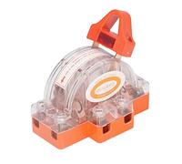 Haofy Interrupteur à Couteau de sécurité Transparent à 2 Pôles, Interrupteur de Déconnexion 32 A avec Voyant Lumineux, Conception Antichoc pour Générateurs Industriels, Systèmes de Secours