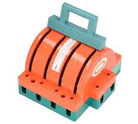 Haofy Interrupteur à Couteau Double Jet 100 A, 4 Pôles, avec Câblage d'accès aux Bornes, Matériau Ignifuge PA ABS, Interrupteur de Déconnexion électrique pour Appareils Ménagers, Systèmes