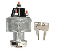 Haofy Interrupteur D'allumage avec 2 Clés 6665606 de Remplacement pour Chargeuses Compactes Bobcat 440 530 630 751 753, Aluminium 12 V 3 Positions pour Pelle Bobcat 310 322