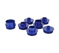 Haofy Jeu de Bagues de Guidage de Gabarit de Routeur avec une Bonne Protection, Ensemble de 10 Pièces en Alliage D'aluminium pour Différents Besoins de Mèches de Routeur