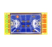 Haofy Jeu de Basket Interactif de Basket-Ball Précis Double Joueur Table de la Table de Doigt Amélioration du Doigt -Theaty pour Les Parents -Child Interaction Matière Plastique (Yellow)