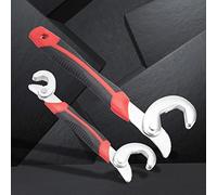 Haofy Jeu de Clés Magiques à Double Tête, Outil de Serrage Universel en Acier au Carbone pour le Travail Industriel