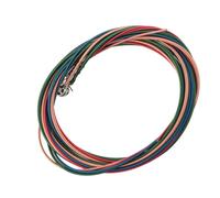 Haofy Jeu de Cordes pour Guitare Basse, 4 Couleurs pour une Identification Rapide des Cordes, Acier et Alliage de, Surface Lisse, Conception Antirouille, Calibre 0,046, 0,057, 0,079, 0,100 Pouces