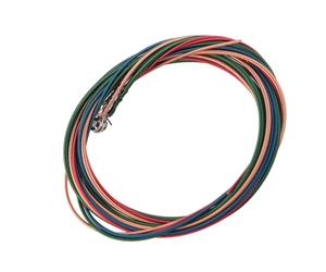 Haofy Jeu de Cordes pour Guitare Basse, 4 Couleurs pour une Identification Rapide des Cordes, Acier et Alliage de, Surface Lisse, Conception Antirouille, Calibre 0,046, 0,057, 0,079, 0,100 Pouces