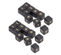 Haofy Jeu de Dés Mathématiques Compact Symboles Faciles à Lire Matière Plastique pour Lapprentissage en Classe 20 Pièces Jeu de Dés Denseignement de 16 Mm pour Lenseignement des Mathématiques à la