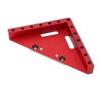 Haofy Jeu de Pinces à Angle Droit, Alliage D'aluminium Durable, Parfait pour les Applications de Travail du Bois à 90 Degrés, Comprend 2 Pinces de Fixation, Rouge, 1 Jeu