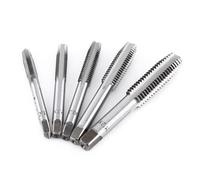 Haofy Jeu de Tarauds et de Clés Améliore Efficacement le Traitement du Filetage pour les Amateurs de Bricolage Jeu de 6 Tarauds à Vis et n Forme de T Kit D'outils à Main de Taraudage pour