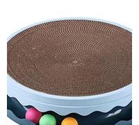 Haofy Jouet à Gratter pour Chat, Résine Pet Durable, Double Couche pour des Pattes Saines, Grand Espace pour Chats (Bleu Clair)