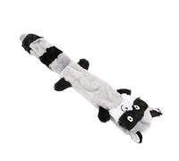 Haofy Jouet à Mâcher Raton Laveur sans Peluche, Peluche Couinante Interactive pour Chiens de Petite et Moyenne Taille, 18,1 Pouces, Encourage Les Liens de Jeu, Retient l'attention, Moins de Dégâts,