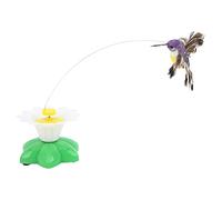 Haofy Jouet de Chat à Oiseaux Volants électriques, Jouet Interactif de Chat avec Oiseau Rotatif à 360 °, Taille de Base: 8x5,5 Cm, Augmenter l'intérêt du, Attirer Les, Les Chatons, Les Chiots
