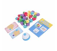 Haofy Jouets de Jeu de Pouce pour L'entraînement Gauche et Droit, la Détection des Couleurs et Le Développement Cognitif - Table de Table éducative pour