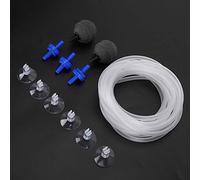 Haofy Kit D'accessoires de Pompe à Oxygène Durables, avec Tube d'air, Ventouse en Pierre à Bulles pour Aquarium