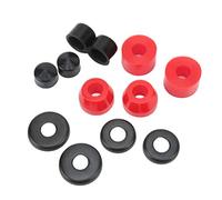 Haofy Kit D'amortisseur de Bague de à Rebond élevé 90A pour Le Swing Flexible et la dureté Anti-Crack avec des Supports 5,0, 5,25, Pouces (Rouge)