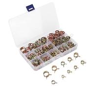 Haofy Kit D'assortiment de Clips de Tuyau de Carburant, Bande à Ressort, 100 Pièces, pour Applications Automobiles