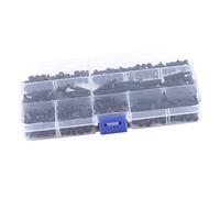 Haofy Kit D'assortiment D'écrous de Vis D'entretoise de Colonne Hexagonale en Nylon Durable de 250 Pièces pour Isolation de PCB, Interférence Anti-signal, Idéal pour le Montage entre les Cartes de