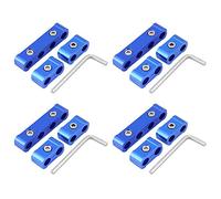 Haofy Kit de 12 Séparateurs de Câbles de Bougies D'allumage en Aluminium (8 Mm, 9 Mm et 10) pour L'esthétique du Compartiment Moteur, Gaines Anti-étincelles pour Câbles D'allumage,