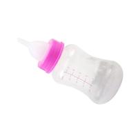 Haofy Kit de Biberon d'allaitement pour Animaux de Compagnie, Biberon en PE avec Embout Souple en Caoutchouc de Silicone, 50 ML, 2 Biberons Gradués pour Chat, pour Nouveau-né, Chaton, Chiot, Lapin,