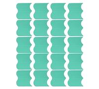 Haofy Kit de Bord de Conception de Paysage imbriqué Limite de Jardin Durable pour la Définition de la Pelouse et du Lit de Jardin, 20pcs sans dig. (Green)