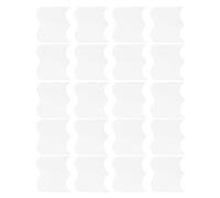 Haofy Kit de Bord de Conception de Paysage imbriqué Limite de Jardin Durable pour la Définition de la Pelouse et du Lit de Jardin, 20pcs sans dig. (White)