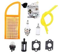 Haofy Kit de Carburateur, Remplacement de Carburateur avec Joint D'ampoule D'amorçage, Bougie D'allumage, Ligne de Carburant, Filtre à Air pour BR500 BR550 BR600 C1Q-S183