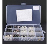 Haofy Kit de Commutateurs Tactiles 750 Pièces, 15 Micro-Interrupteurs à Bouton-poussoir de Valeur - Conception de Mécanisme de Haute Précision pour L'entretien des Interrupteurs à Bouton de