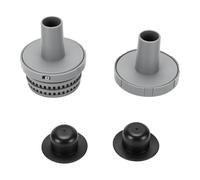 Haofy Kit de Connecteur de Buse de Piscine Gris 1,25 Pouces Buse D'entrée Sortie Crépine Bouchon de Trou de Grille pour Piscines Hors Sol dans Le Sol Matériau PP 4,44 Oz (Ensemble)