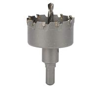 Haofy Kit de Coupe de Scie Cloche en Carbure pour Trous Métalliques Précis, Diamètre de Trou de 85 Mm/3,3 Pouces pour Plaque de Fer, Plaque en Acier Inoxydable, en Plastique pour les Amateurs de