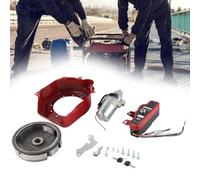 Haofy Kit de Démarrage électrique avec Démarreur et Interrupteur de Volant d'inertie pour Modèles GX160 5,5, GX200 6, adapté aux Tondeuses à Gazon, Générateurs, Petits Moteurs