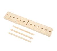 Haofy Kit de Fabrication de Nœuds avec Modèles en Bois Multi-tailles, Conception Réglable pour l'artisanat de Rubans, Emballages Cadeaux, Décorations de Fête