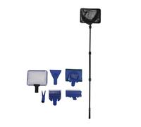 Haofy Kit de Nettoyage D'aquarium de Poissons, Ensemble D'outils 5 en 1 pour Un Entretien Efficace des Réservoirs de Récifs Coralliens et de Tortues