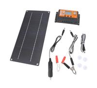 Haofy Kit de Panneau Solaire en Silicium Monocristallin à Haut Rendement 60W + Contrôleur 100A pour Bateau de Voiture RV pour économiser L'énergie