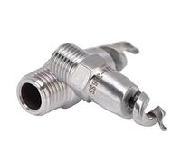 Haofy "Kit de Pulvérisateur à Cône D'atomisation Grand Angle en Acier inoxydable" pour la Lutte contre L'incendie, Buse en Spirale 2 Pièces