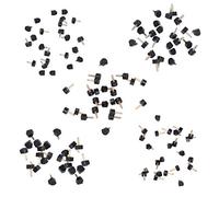 Haofy Kit de Remplacement de Protection de Haut, 120 Pièces, Capuchons de Réparation de Chaussures Faciles à Utiliser, Empêchent le Glissement pour les Dames