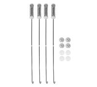 Haofy Kit de Remplacement de Tiges de Suspension de Rondelle 4 Pièces pour W10780044 W11025360 W11131256 W11226774, Tiges de Support D'amortisseur de Machine à Laver ABS
