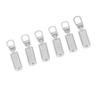 Haofy Kit de Remplacement de Tirette de Fermeture éclair en Acier Inoxydable pour Vêtements, Bagages et Sacs à Dos - Languette de Traction Résistante à la Rouille avec Dégagement Rapide et Couleurs