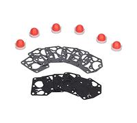 Haofy Kit de Remplacement Durable pour Joint de Membrane D'ampoule D'amorçage pour Fixation de Moteur de Tondeuse à Gazon, Lot de 6, Idéal pour Les Moteurs et Stratton, Matériau en Caoutchouc