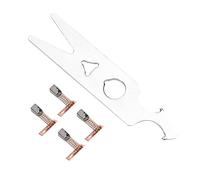 Haofy Kit de Remplacement en Alliage pour Perceuse à Ongles, Brosse en Carbone, Pièce à Main, Ensemble de Brosses en Carbone avec Fonctionnement en Douceur acile pour Salon Professionnel de