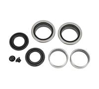Haofy Kit de Réparation de Poutre d'essieu Arrière, Roulement en Alliage d'acier de Remplacement, Ensemble de 8 Pièces pour 206, Arbre de 1,85 Pouces, Mécanique, Service de Garage OEM 513272 517407