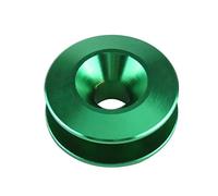 Haofy Kit de Rondelle de Pare-chocs Fixation à Dégagement Rapide Kit D'habillage de Boulon de Pare-chocs 4 Pièces Ensemble avec Attaches Joints Toriques Boulons écrous Joints pour (GREEN)