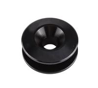 Haofy Kit de Rondelle de Pare-chocs Fixation à Dégagement Rapide Kit D'habillage de Boulon de Pare-chocs 4 Pièces Ensemble avec Attaches Joints Toriques Boulons écrous Joints pour (BLACK)