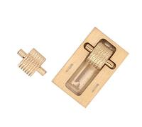 Haofy Kit de Teinture des Bords du Cuir avec Rouleau en Laiton, capacité de 0,9 Kg pour Peinture Angelus - Composants en Acier Inoxydable, Utilisation 24 Heures sur 24, Ensemble Complet pour