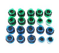 Haofy Kit d'encodeur USB sans Délai avec 20 Boutons LED, 2 Joysticks, Contrôleur de Jeu DIY pour PC Pi MAME Retro Gaming Custom Machine