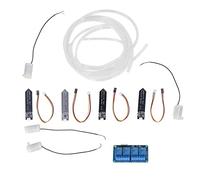 Haofy Kit D'irrigation Automatique Système D'arrosage Pratique Pour Plantes Relais 4 Voies PVC ABS Bleu Blanc Transparent 98 X 22 Mm Pour Vos Plantes Lorsque Vous êtes Absent