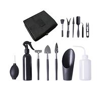 Haofy Kit D'Outils de Jardin pour bonsaï, Kit de Plantation 15 Pièces, Mini- de Transplantation pour Plantes Succulentes, Outils à Main pour bonsaï, Sac de Rangement, Sécateur, (Type 1)