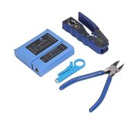 Haofy Kit D'outils de Sertissage Professionnel RJ45 avec Pince à Dénuder, Outil de Sertissage de Câble Compact pour Cat5e Cat6 Cat6a, Idéal pour les Travaux de Câblage électrique