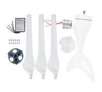 Haofy Kit Générateur éolien Haute efficacité 200 W avec Contrôleur pour Lampadaires NE-200S11, Installation Facile pour Un Usage Domestique - Matériau en Aluminium (DC12V)