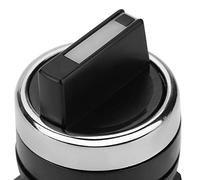 Haofy LA38-11X22 Sélecteur de Réinitialisation Automatique à 2 Positions de 22 Mm, Commutateur Rotatif momentané pour Circuits électriques, Performances D'isolation, Résistant aux Hautes Températures