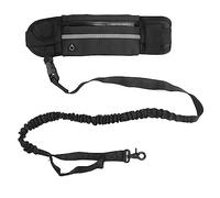 Haofy Laisse pour Chien Mains Libres, Laisse de Course Réfléchissante Réglable avec Poche, Parfaite pour l'entraînement et la Promenade des Chiens (Black)