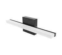 Haofy Lampe de Courtoisie LED 15,7 Pouces 6000K avec Cadre en Acier Inoxydable Ra>90 CRI pour Miroir de Salle de Bain, Chambre à Coucher, Hôtel, Barre Lumineuse de vanité Moderne pour un Usage