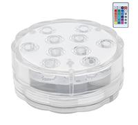 Haofy Lampe de Piscine RVB avec 16 Couleurs Statiques et Modes Dynamiques pour éclairage D'événements et Piscines, Conception étanche Durable, Taille 7 Cm